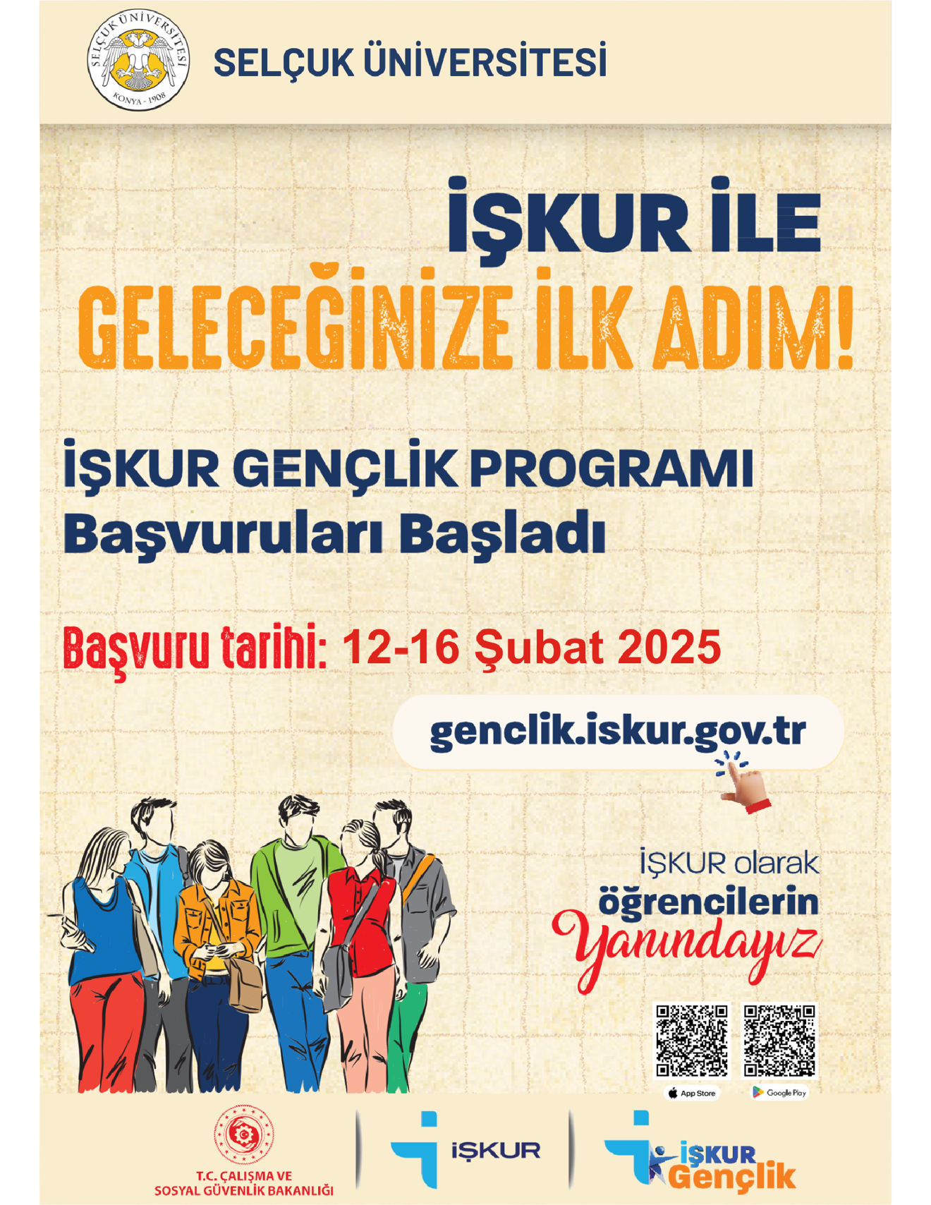 İŞKUR Gençlik Programı Başvuruları Başladı